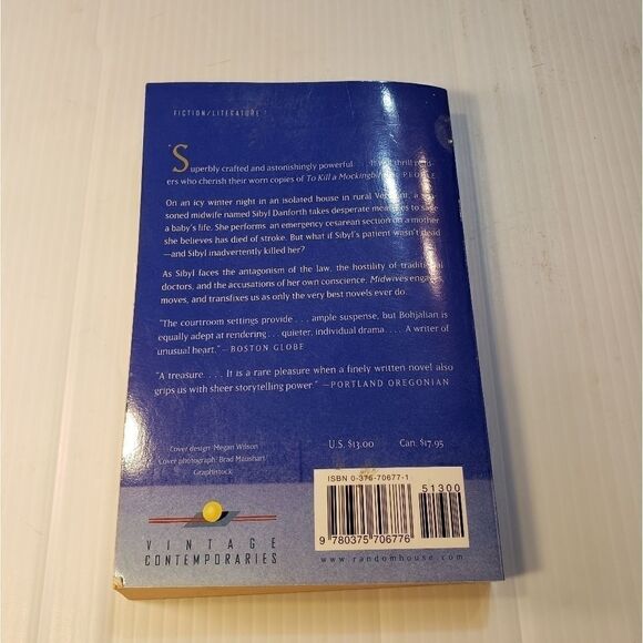 Vintage Midwives a novel by Chris Bohjalian Book - Picture 5 of 5